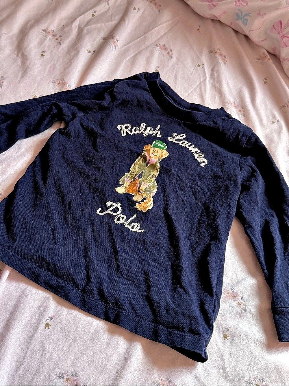 Ralph Lauren Polo Bear Long-Sleeve T-Shirt unisex 24M